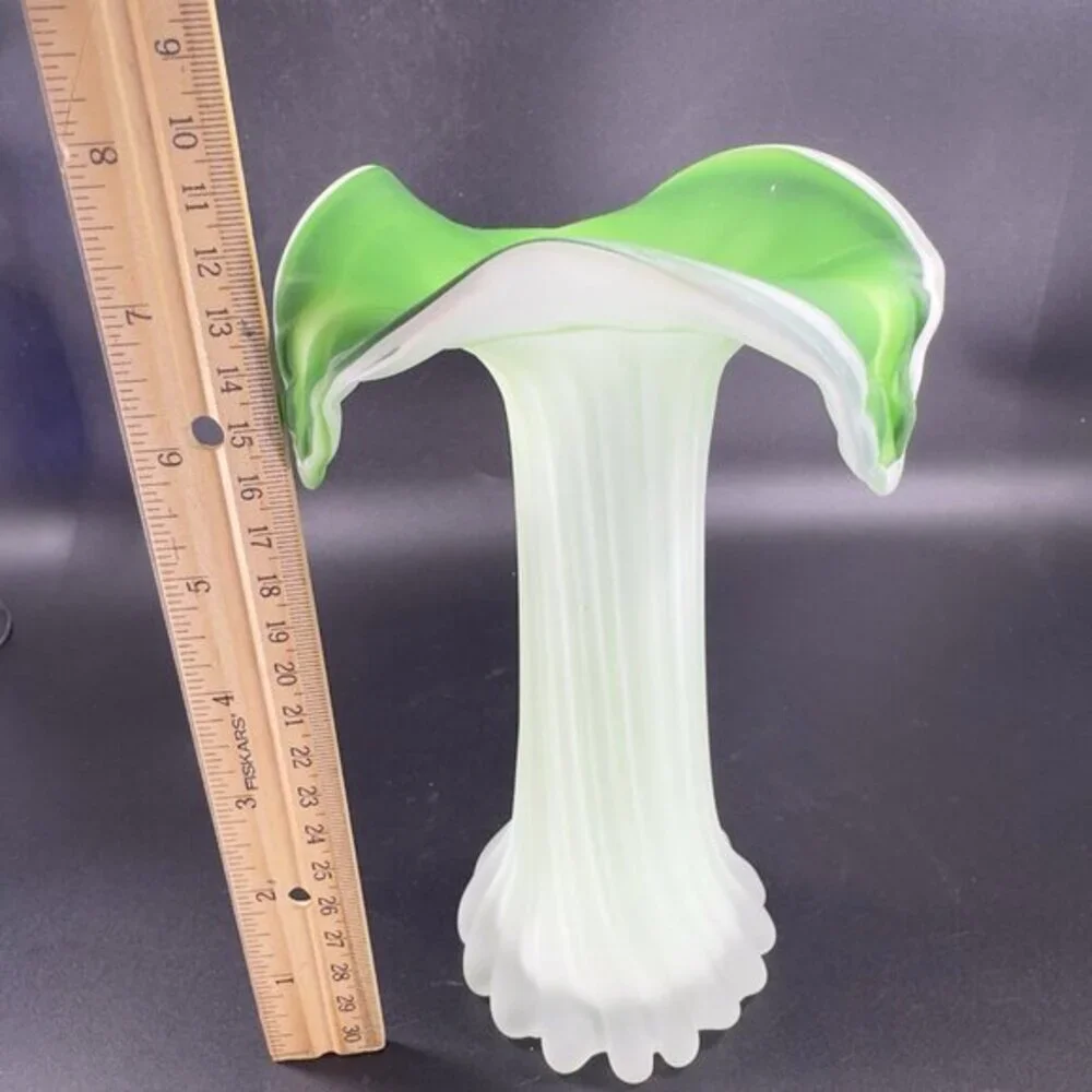 Glass Vase vintage 1970s